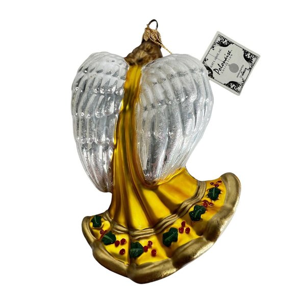 Kurt S Adler Polonaise Komozja Millennium Angel Ornament 2000 Glass Original Box - Picture 5 of 12